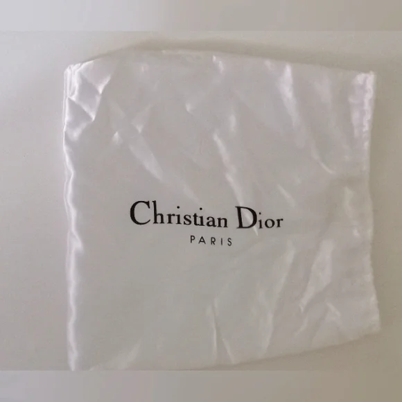 Vintage Christian Dior Satin Dust Bag - Picture 1 of 2